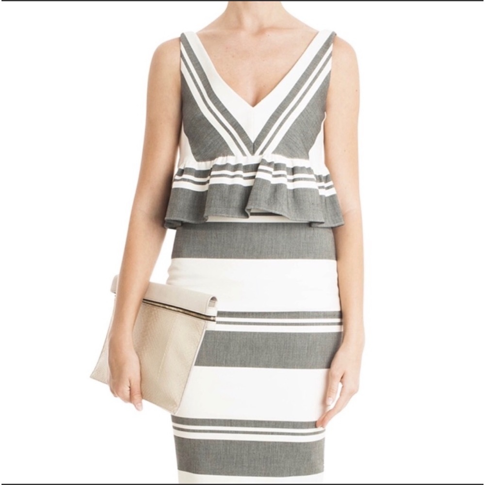 Elizabeth & James Peplum Crop Top